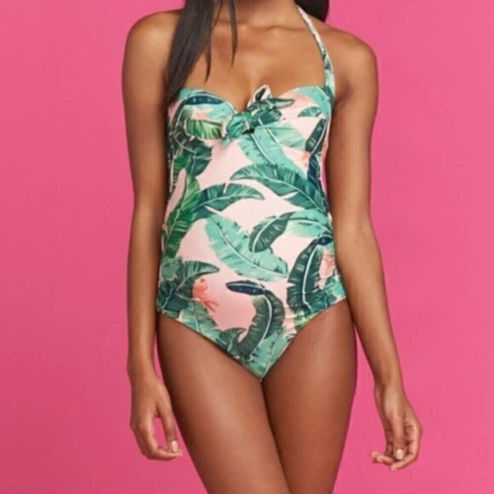 SHOW Me Your Mumu Barbie Palm One Piece Swimsuit